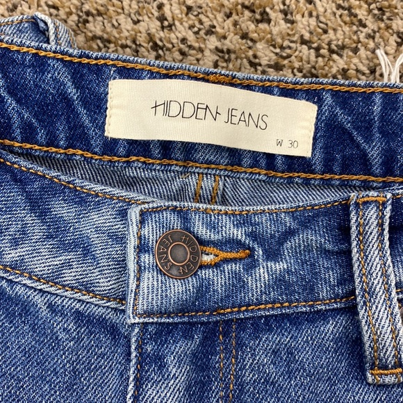 HIDDEN Distressed Raw Hem Jeans - Picture 8 of 10